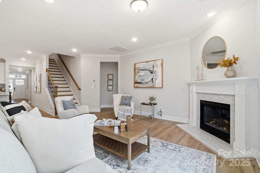 Furnished interior view inside a new home in Villas at Prestwick, Mooresville (Image 13).
