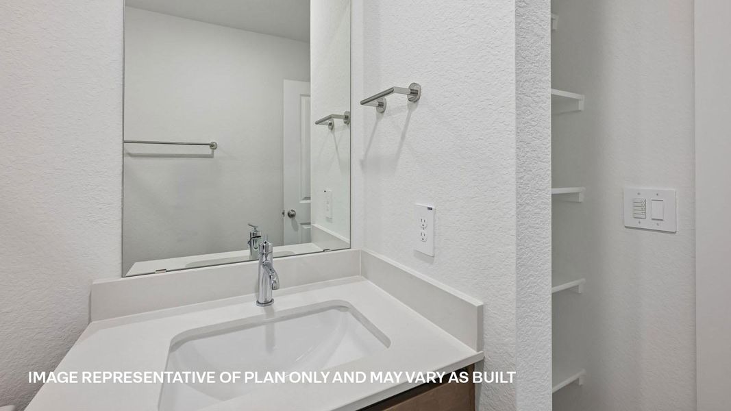 Representative interior finishes for a home built from the The Nicole by D.R. Horton in Trails at Wildhorse, Austin (Image 13). Representative interior finishes for a home built from the The Nicole by D.R. Horton in Trails at Wildhorse, Austin (Image 13).