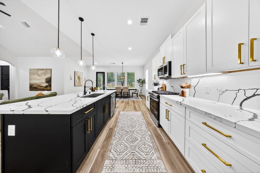 Furnished interior view inside a new home in , New Caney (Image 18).