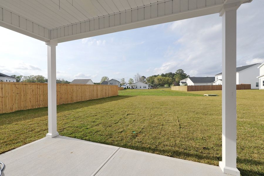 Exterior details and patio area of a home in Garden Grove, Conway (Image 3).