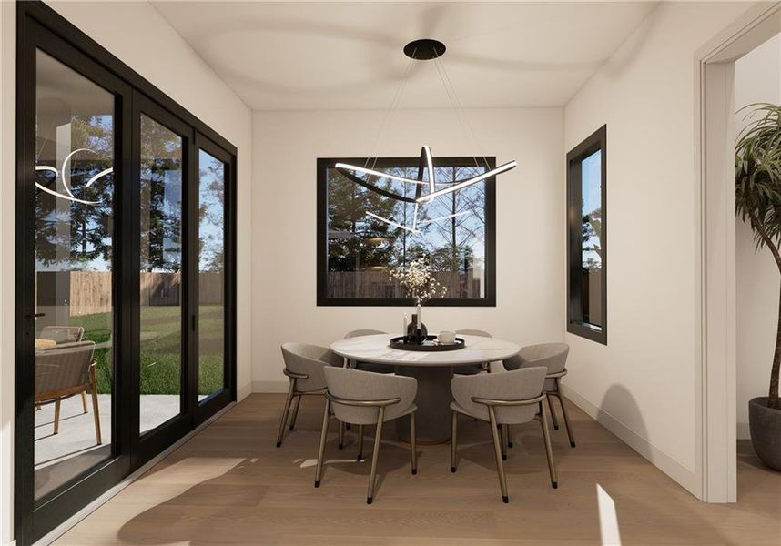 Furnished interior view inside a new home in , Fairburn (Image 20).