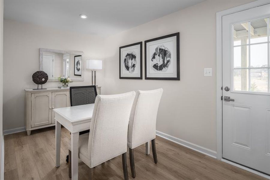 Furnished interior view inside a new home in South Mills Towns, South Mills (Image 9).