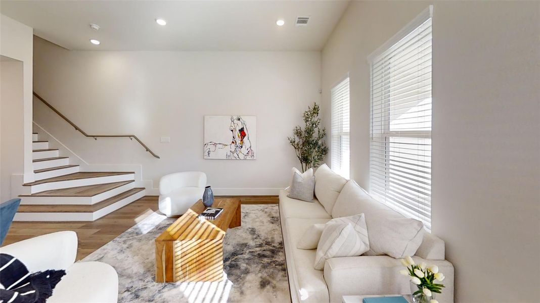 Furnished interior view inside a new home in , Houston (Image 6). Furnished interior view inside a new home in , Houston (Image 6).