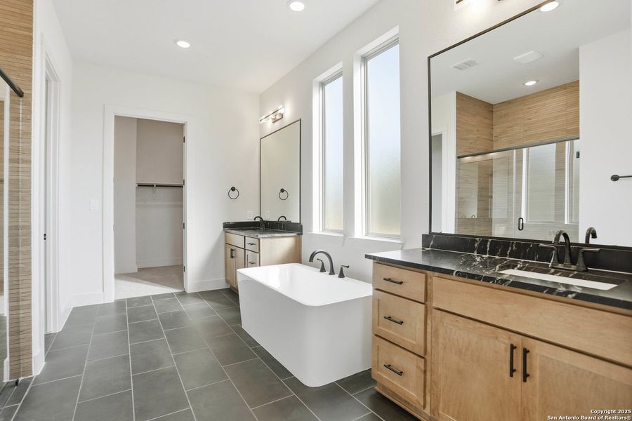 Furnished interior view inside a new home in Kinder Ranch 70's, San Antonio (Image 17). Furnished interior view inside a new home in Kinder Ranch 70's, San Antonio (Image 17).