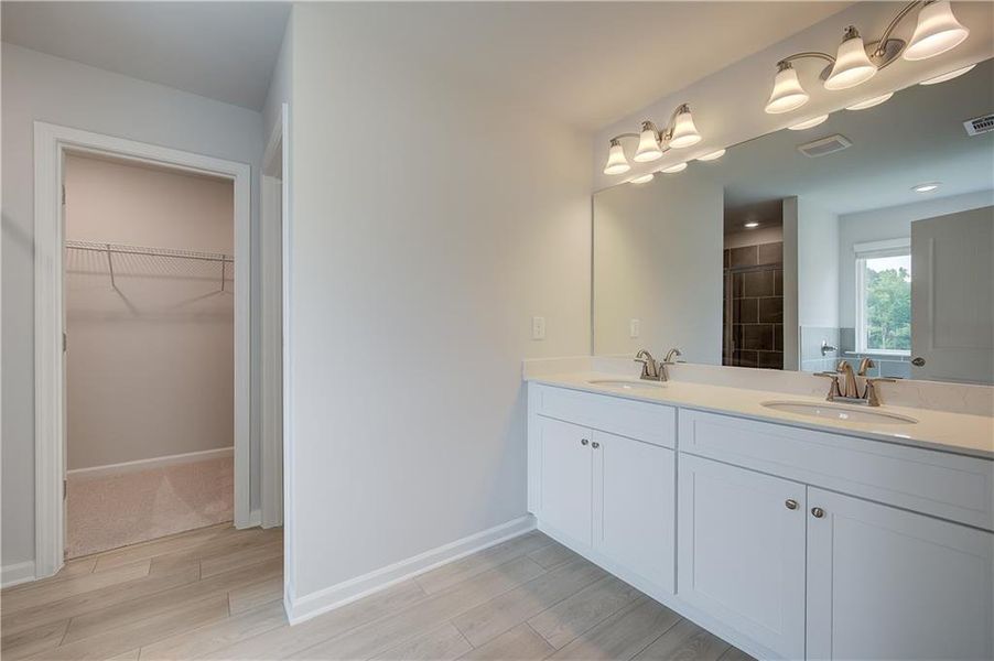 Furnished interior view inside a new home in Enclave at Evergreen, Fairburn (Image 5). Furnished interior view inside a new home in Enclave at Evergreen, Fairburn (Image 5).