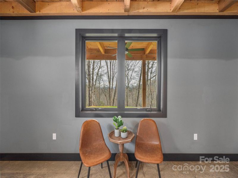 Exterior details and patio area of a home in , Waynesville (Image 21).