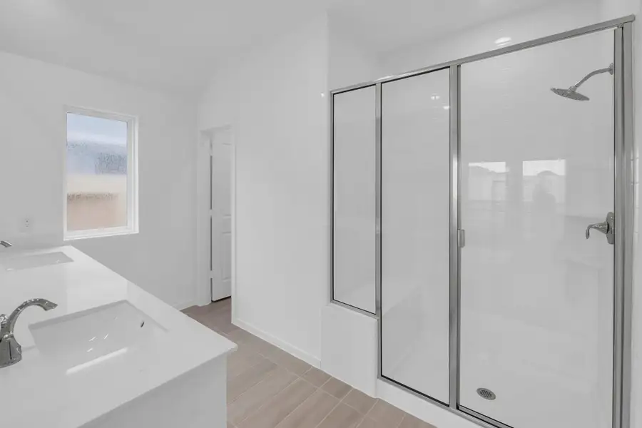 Furnished interior view inside a new home in Windrose Green: Bristol Collection, Angleton (Image 4).