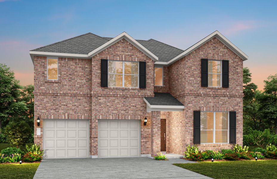 Representative exterior photo of a completed home built from the Palisade by Pulte Homes in Ribbonwood, Aubrey, TX (Image 2).
