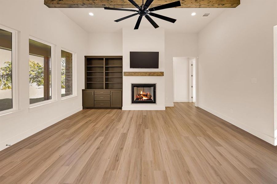 Living from Kitchen view