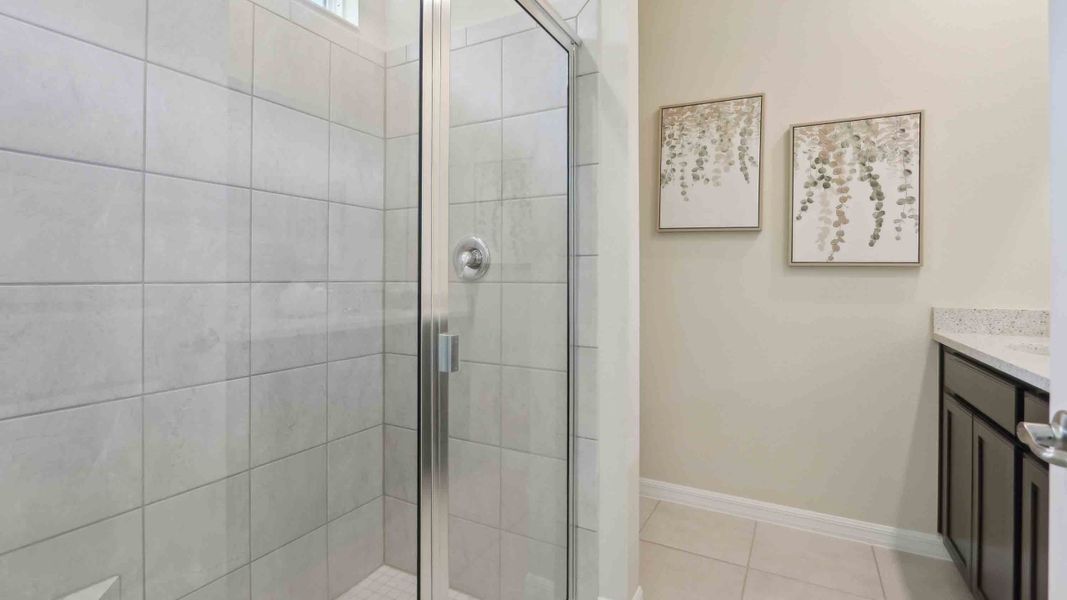 Representative furnished interior of a home built from the Astor by D.R. Horton in Ocala Preserve, Ocala (Image 17).