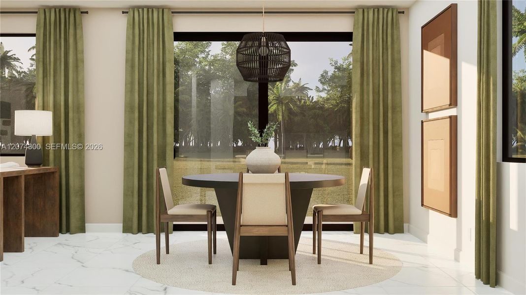 Furnished interior view inside a new home in Solterra, Sunrise (Image 5).