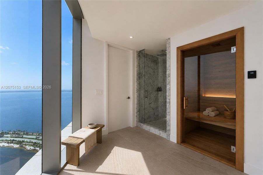 Private Spa. UNA Residences Brickell. One or more photos have been virtually staged. Private Spa. UNA Residences Brickell. One or more photos have been virtually staged.
