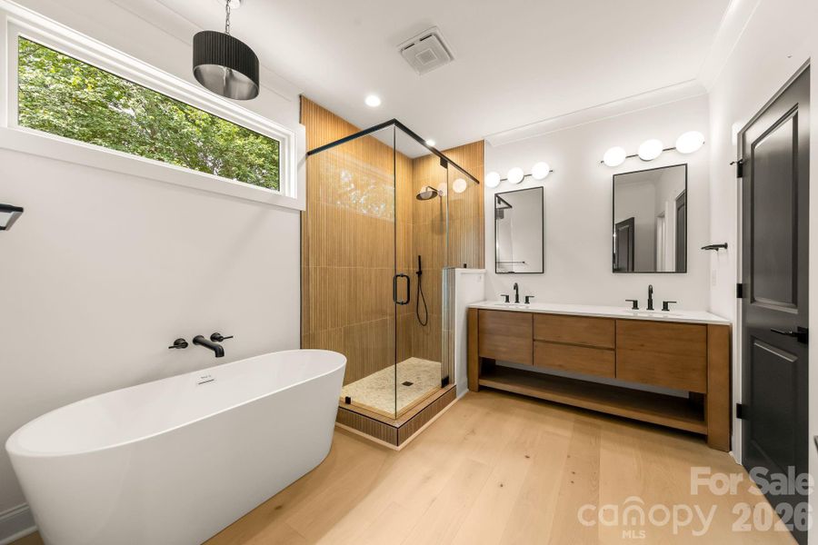Furnished interior view inside a new home in , Charlotte (Image 35).