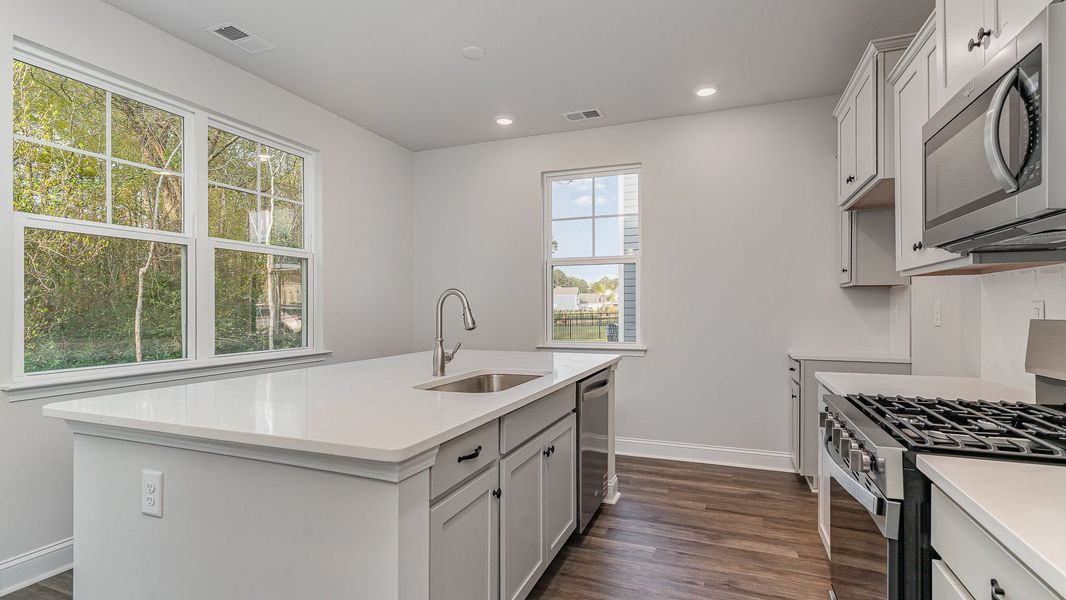 Representative furnished interior of a home built from the Kyle by D.R. Horton in The Preserve at Shaftesbury Glen, Conway (Image 4).