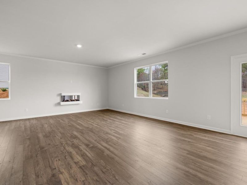 Spacious, unfurnished interior of a new home in Thompson Ridge, Dallas (Image 16). Spacious, unfurnished interior of a new home in Thompson Ridge, Dallas (Image 16).