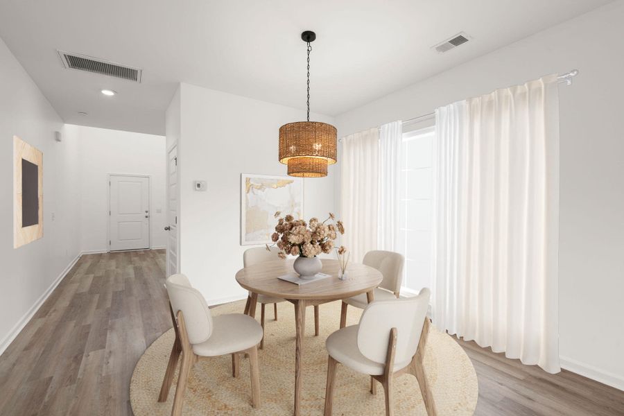 Furnished interior view inside a new home in , Summerville (Image 12). Furnished interior view inside a new home in , Summerville (Image 12).