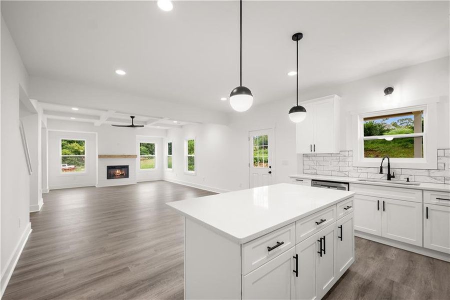 Furnished interior view inside a new home in , Clarkesville (Image 5). Furnished interior view inside a new home in , Clarkesville (Image 5).