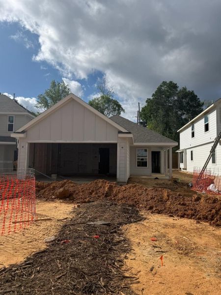 In-progress construction of a new home in River's Edge, Conroe, TX (Image 18).