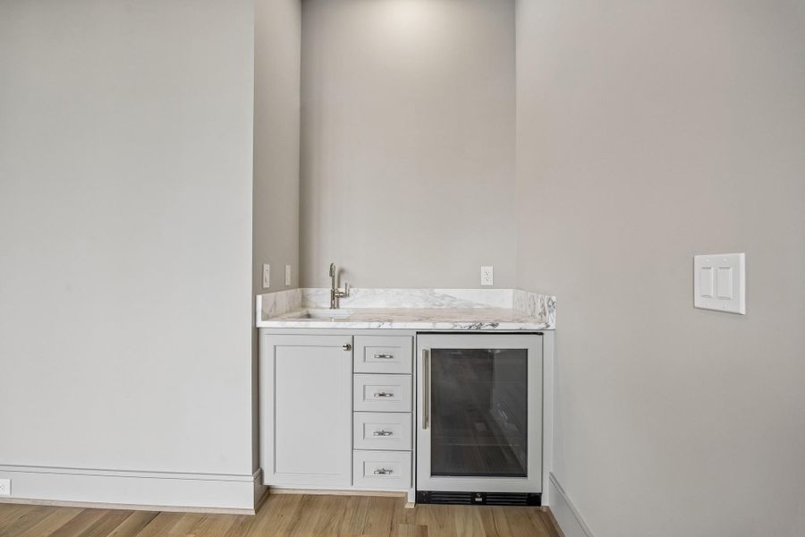Furnished interior view inside a new home in , West University Place (Image 7).