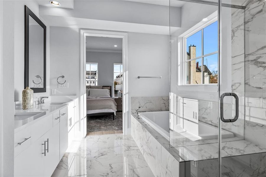 Image of model home with similar floorplan.