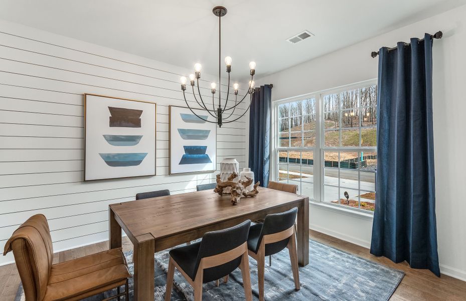 Large dining room perfect for Sunday dinners or ho