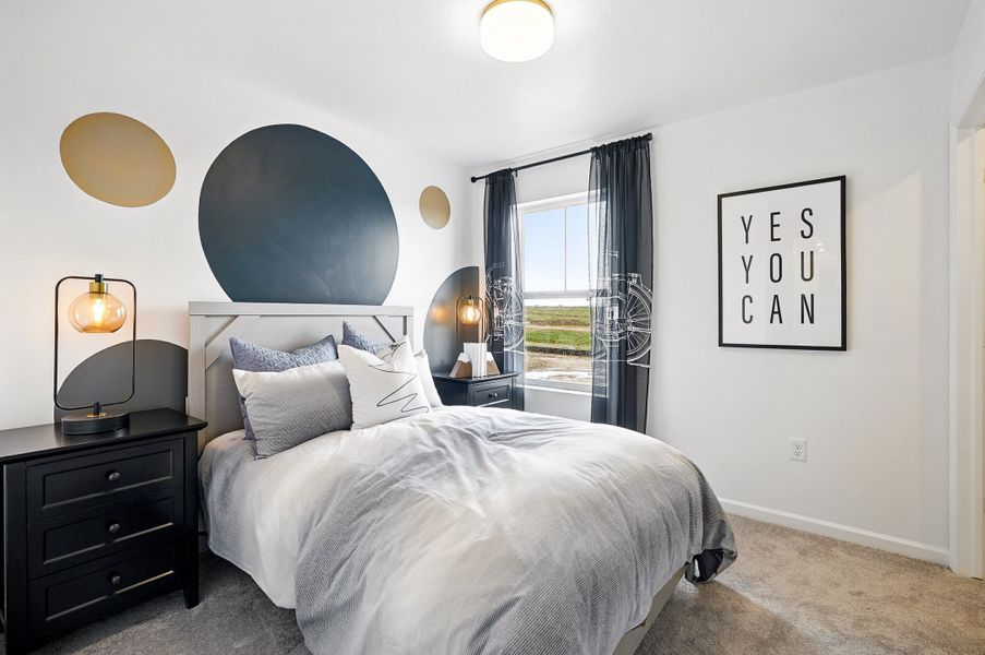 Representative furnished interior of a home built from the Aurora by Taylor Morrison in Parterre Horizon Collection, Thornton (Image 24).