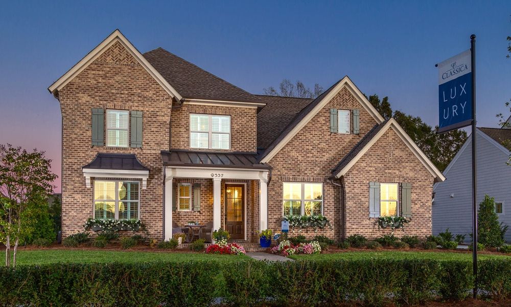 Representative exterior photo of a completed home built from the Marin by Classica Homes in McLean - Hunts Point, Belmont, NC (Image 23).
