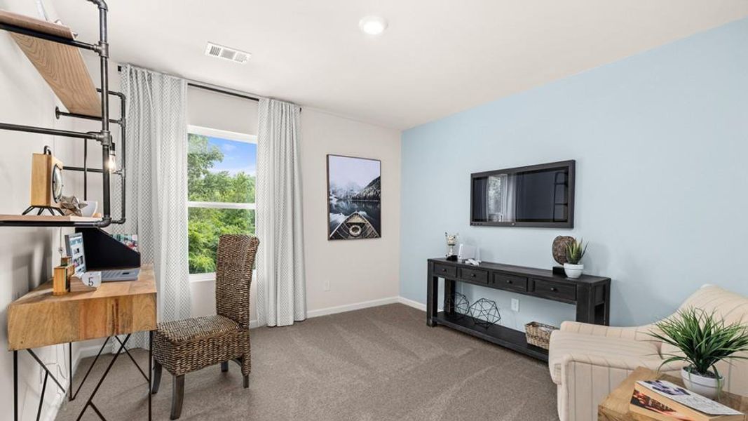 Furnished interior view inside a new home in , Cartersville (Image 17).