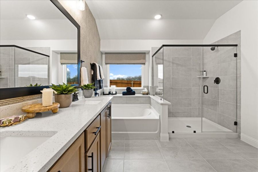 Representative furnished interior of a home built from the Westlake II by Pacesetter Homes in Leonard Trails, Anna (Image 16). Representative furnished interior of a home built from the Westlake II by Pacesetter Homes in Leonard Trails, Anna (Image 16).