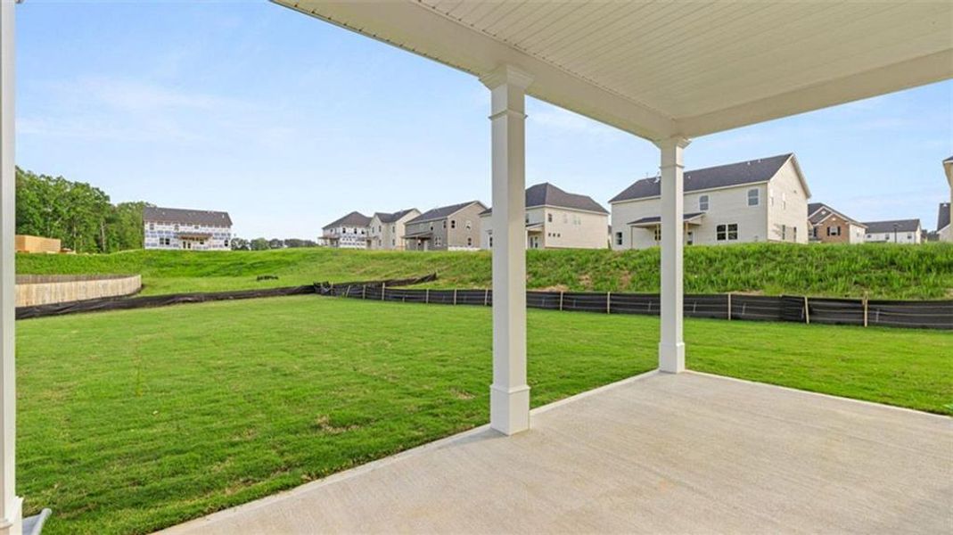 Exterior details and patio area of a home in Independence, Loganville (Image 3).