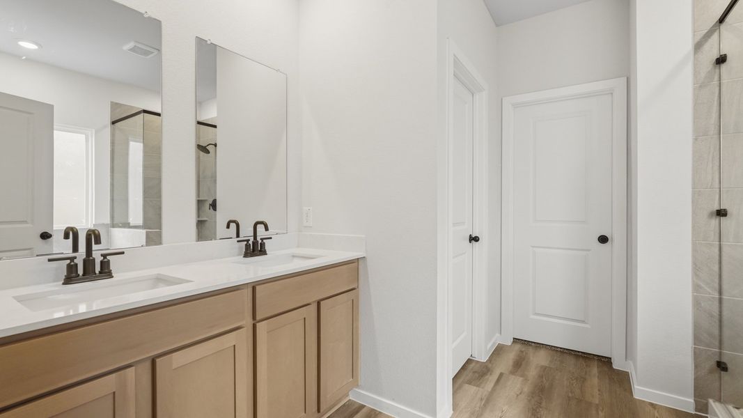 Furnished interior view inside a new home in Cypress Green, Tomball (Image 12).