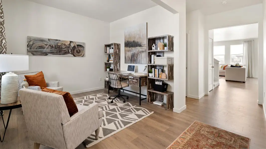 Furnished interior view inside a new home in Jackson Creek, Monument (Image 6).