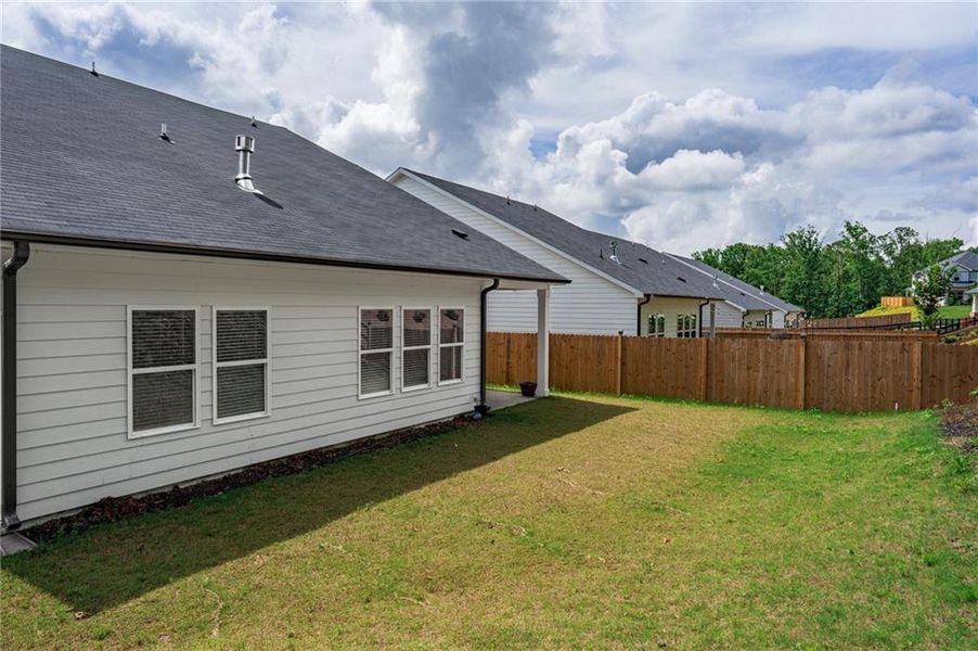 Exterior details and patio area of a home in , Canton (Image 28).