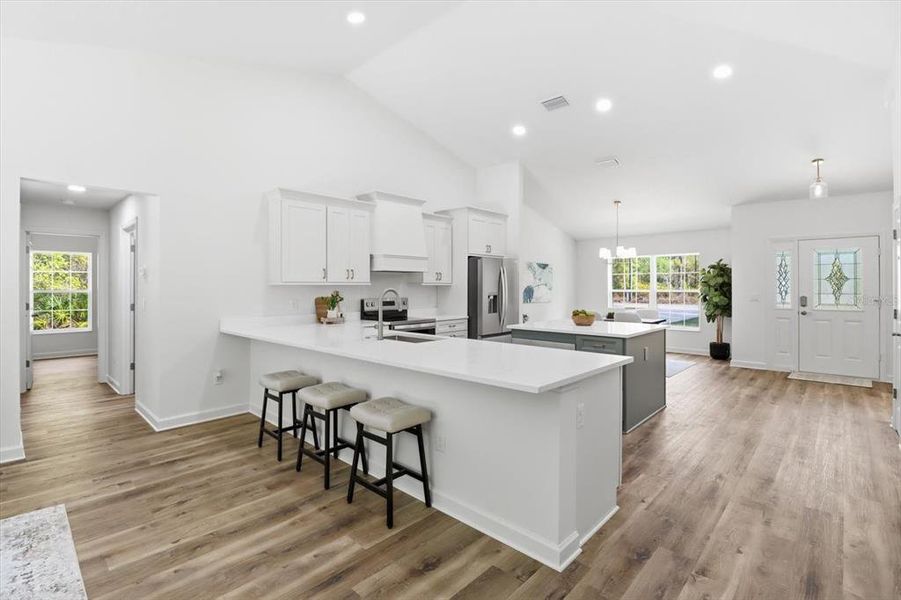Furnished interior view inside a new home in , Crystal River (Image 6).
