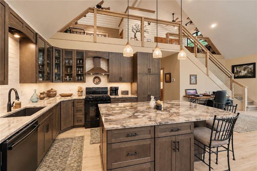 Furnished interior view inside a new home in , Ellijay (Image 10).