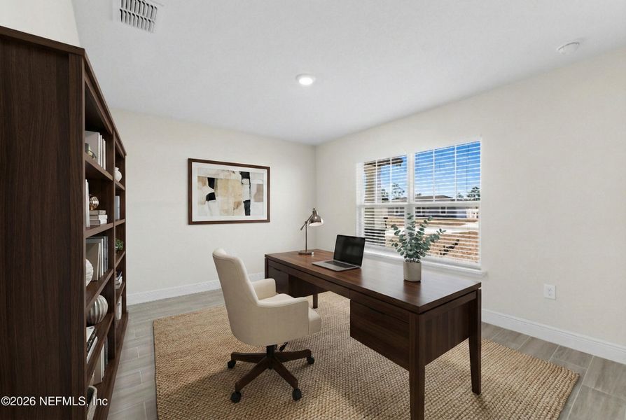 Furnished interior view inside a new home in , Ocala (Image 18).