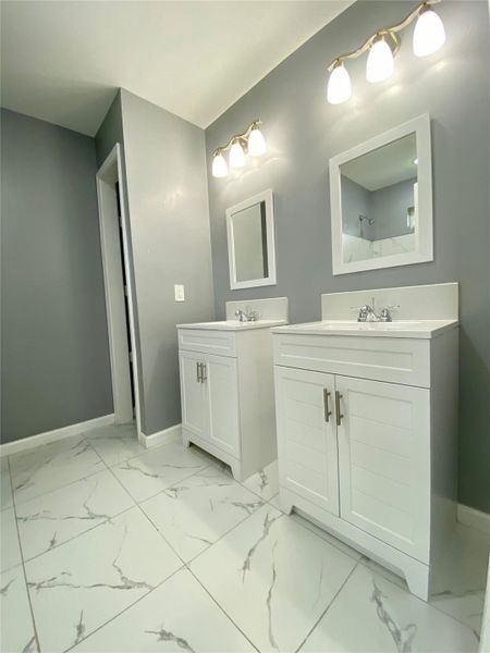 Furnished interior view inside a new home in , Cleveland (Image 3).
