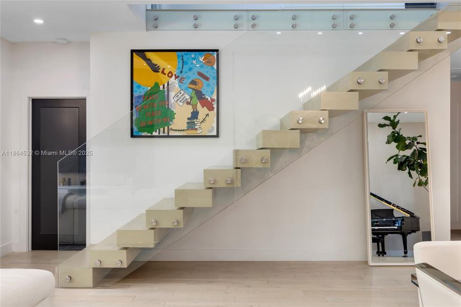 Furnished interior view inside a new home in , Miami (Image 6).