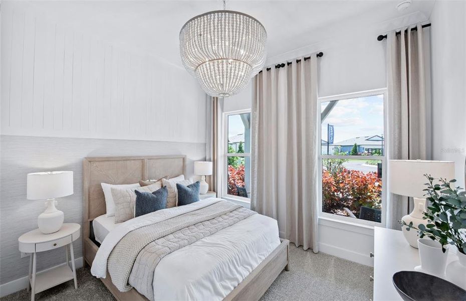 Furnished interior view inside a new home in Del Webb Sunchase, Parrish (Image 12).