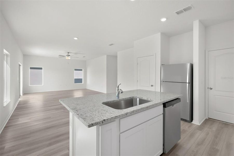 Furnished interior view inside a new home in Peach Crossings, Winter Haven (Image 6).
