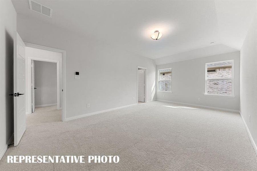 One of several nicely sized secondary bedrooms in our wonderful 4205 plan. REPRESENTATIVE PHOTO One of several nicely sized secondary bedrooms in our wonderful 4205 plan. REPRESENTATIVE PHOTO