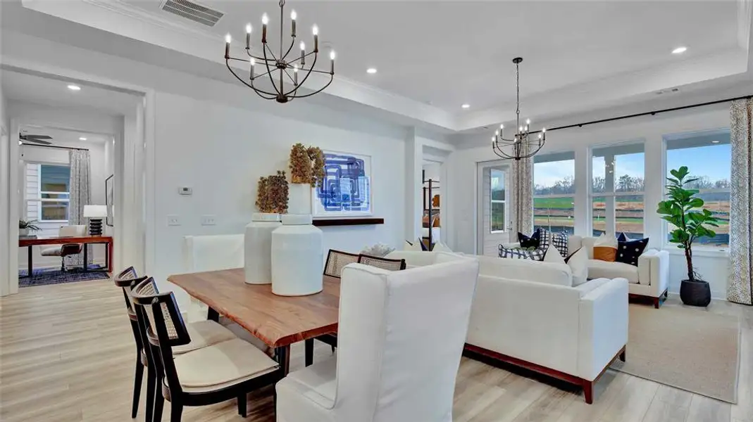 Furnished interior view inside a new home in , Deland (Image 5).
