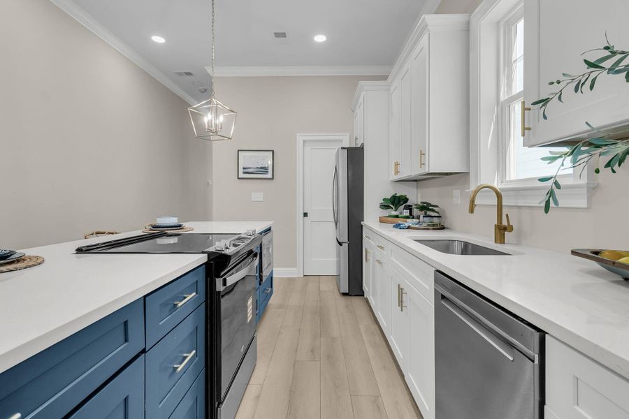 Furnished interior view inside a new home in , Charleston (Image 5).