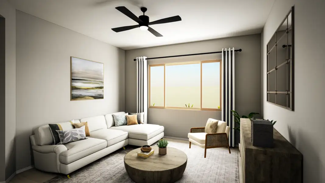 Furnished interior view inside a new home in Whispering Hills, Laveen (Image 12).