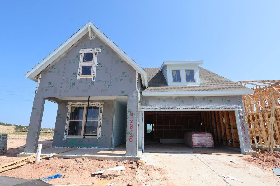 In-progress construction of a new home in Escondido - Terrace Collection, Magnolia, TX (Image 9).