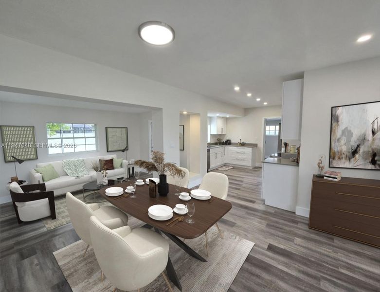 Furnished interior view inside a new home in , Miami (Image 27). Furnished interior view inside a new home in , Miami (Image 27).