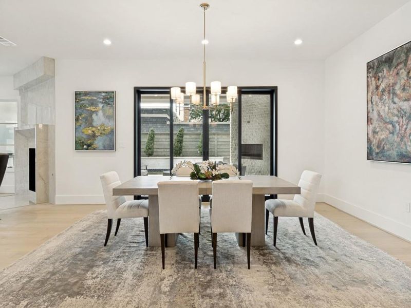 Furnished interior view inside a new home in , Dallas (Image 11). Furnished interior view inside a new home in , Dallas (Image 11).