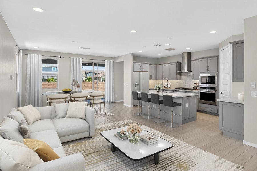 Furnished interior view inside a new home in Estrella, Goodyear (Image 5).