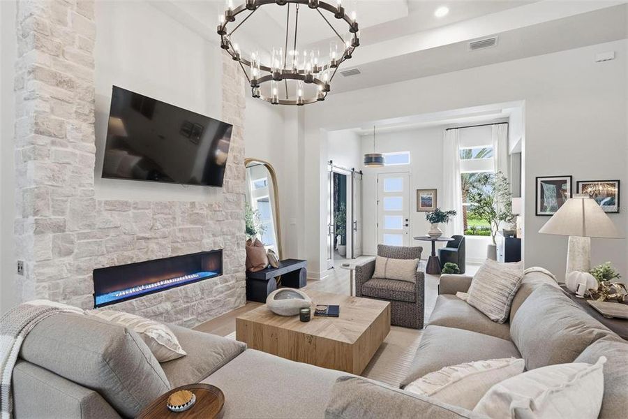 Furnished interior view inside a new home in , Ormond Beach (Image 11).