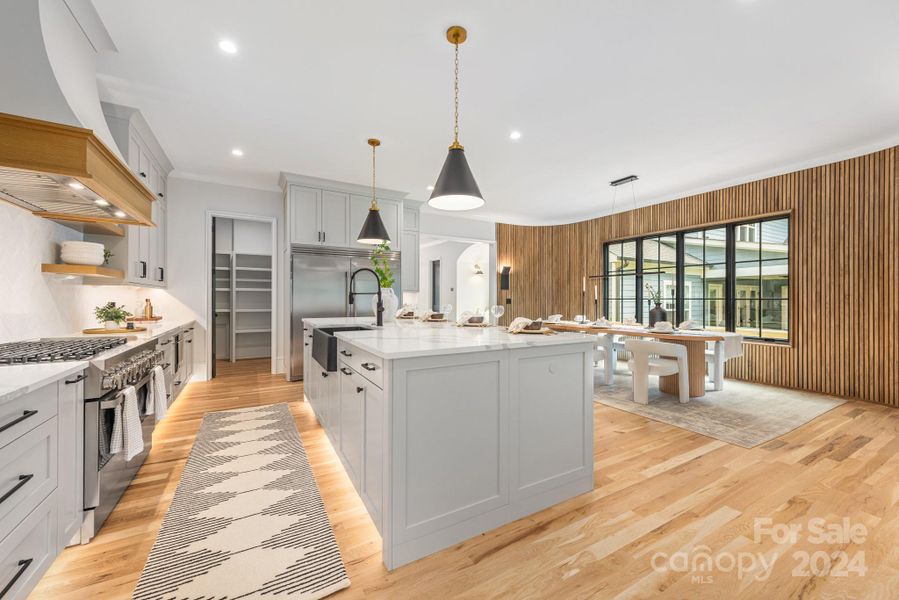 Dining Area and Kitchen